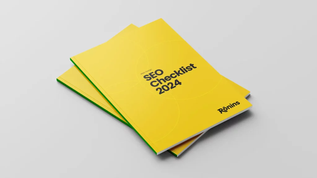 the ultimate seo checklist by Ronins